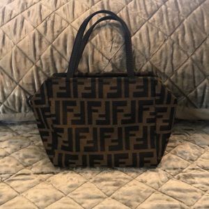 Authentic Fendi clutch bag